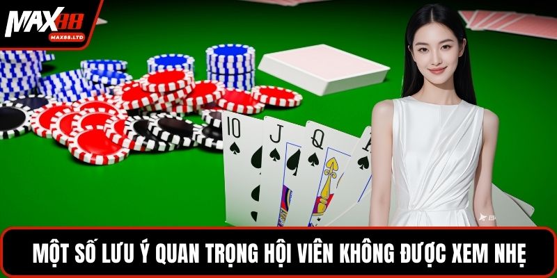 Một số lưu ý quan trọng hội viên không được xem nhẹ